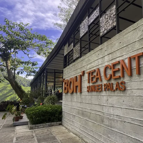 BOH Tea Centre Sungei Palas Entrance of BOH Tea Centre Sungei Palas, a must-visit stop on the Cameron Highlands day tour