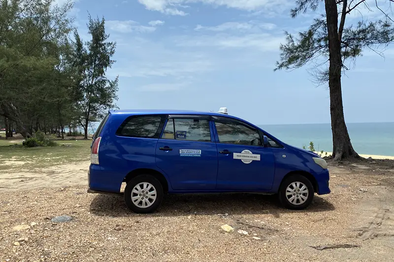 Toyota Innova MPV used as KLIA taxi service for airport transfers in Malaysia