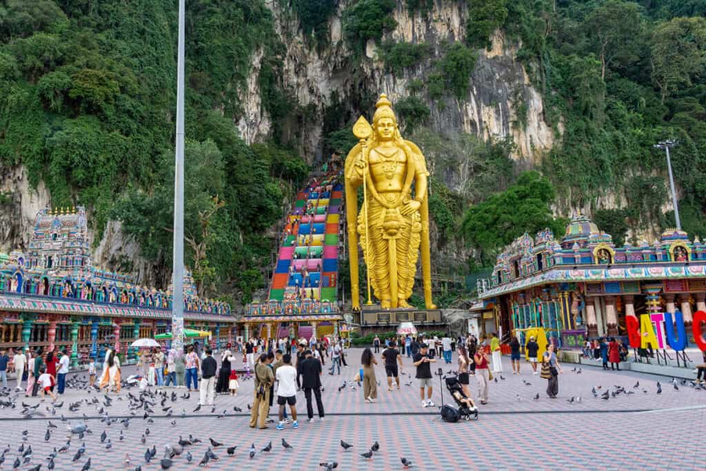 Late afternoon is the second best time to visit Batu Caves after morning